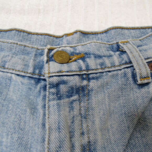 Polo Ralph Lauren Shorts Women Size 10 Blue Denim 100 % Cotton 4'" Cut Off'sY2k - Picture 4 of 12